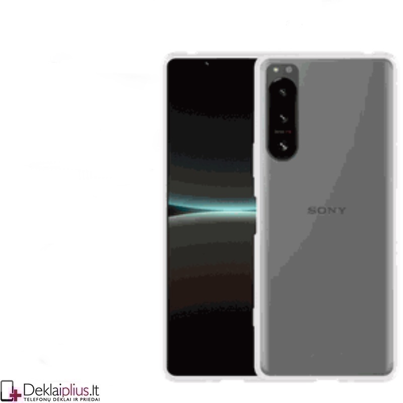 Silikoninis dėklas 1.0 mm storio - be spalvis (Sony Xperia 5 II) Silikoninis dėklas 1.0 mm storio - be spalvis (Sony Xperia 5 II)